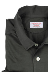 Polo Green Long Sleeve One Piece Filo di Scozia