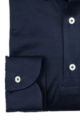 Polo Blue Long Sleeve One Piece Filo di Scozia