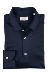 Polo Blue Manica Lunga One Piece Filo di Scozia