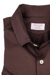 Polo Marrone One Piece Filo di Scozia