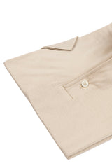 Polo Beige One Piece Filo di Scozia