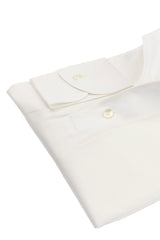 Polo White Long Sleeve One Piece Filo di Scozia