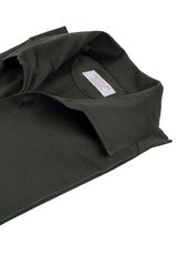 Polo Verde Manica Lunga One Piece Filo di Scozia