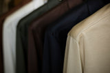 Polo Beige Manica Lunga One Piece Filo di Scozia