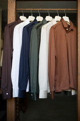 Polo Rust Manica Lunga One Piece Filo di Scozia