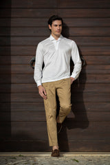 Brown Cotton Summer Trousers