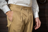 Brown Cotton Summer Trousers