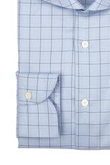 Light blue Prince of Wales windowpane