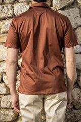 Polo Ruggine One Piece Filo di Scozia