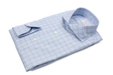Light blue Prince of Wales windowpane