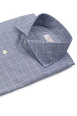 Navy Prince of Wales Check Shirt