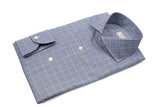 Navy Prince of Wales Check Shirt