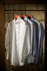 White Panama Solid Shirt Handmade