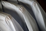 Stripe detail, self-fabric collar and cuff - ed. a (base 6011), 120/2 double-twist poplin - Cordone1956