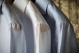 Azure Panama Solid Shirt Handmade