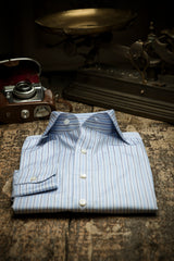 Light Blue Ground Striped Shirt