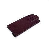 Holland&Sherry Men's Green Touch Nappa Leather Gloves with Wool Back