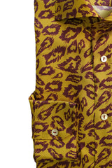 Yellow Silk Shirt - Italian Silk - Handmade in Italy