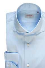 Azure Stretch Popeline Solid Shirt