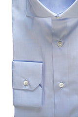 Azure Light Twill Solid Shirt