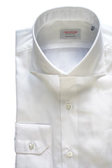 White Light Twill Solid Shirt