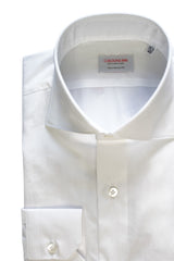 White Popeline Solid Shirt