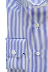 Camicia Righe Popeline Blue