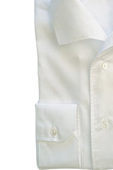 White Cotton Capri Collar Shirt