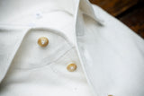 Polo Camicia Jersey Bianca Fatta a Mano