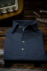 Polo Camicia Jersey Bianca Fatta a Mano