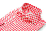 Checkered Strawberry- Italian Cotton - Handmade in Italy