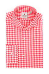 Checkered Strawberry- Italian Cotton - Handmade in Italy