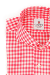 Checkered Strawberry- Italian Cotton - Handmade in Italy