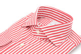 Striped Popeline Shirt Red