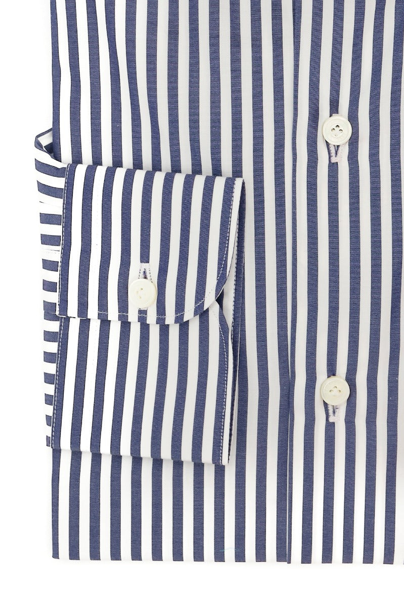 Sky Pop Stripes Blue - Italian Cotton - Handmade in Italy