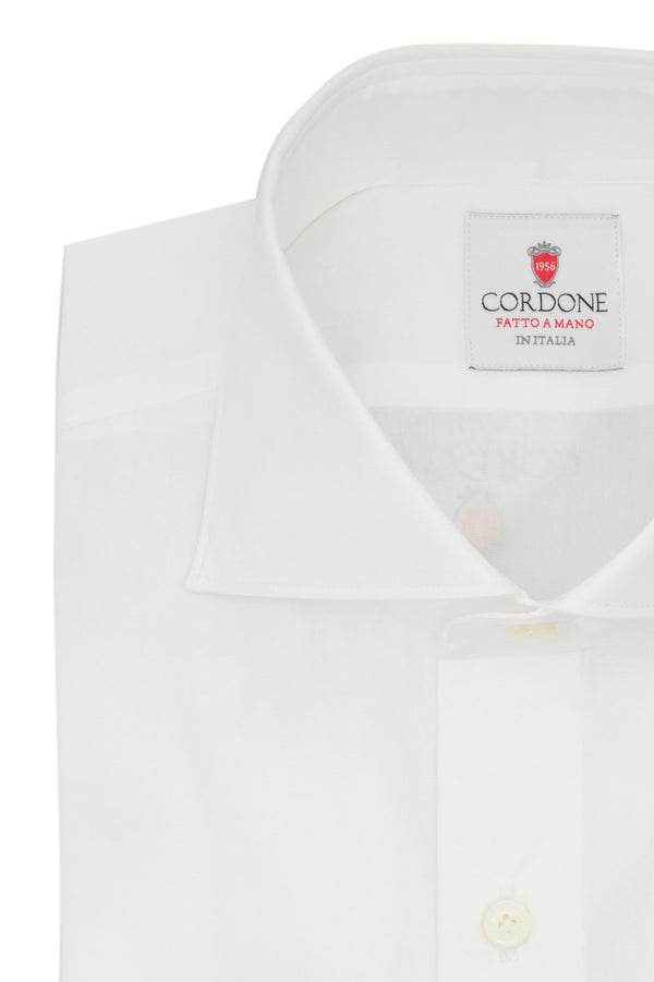 Popeline DJA 200 White- Italian Cotton - Handmade in Italy