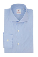 Striped Popeline DJA 200 Azure Shirt