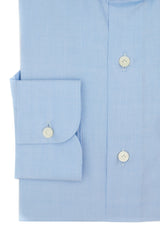 Azure Panama Solid Shirt Handmade