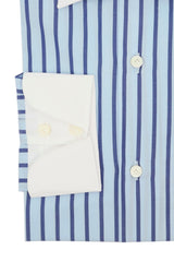White Collar Striped Popeline Shirt