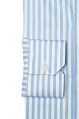 Striped Twill Shirt Azure