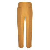 Flannel Yellow sartorial Trousers