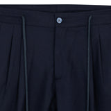 Flannel Blue Navy Trousers