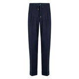 Flannel Blue Navy Trousers