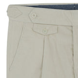 Velvet White sartorial Trousers