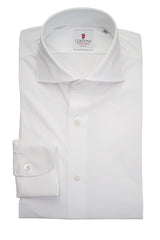 White No Iron Techincal Fabrics Shirt