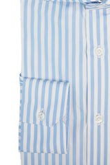 Striped Popeline Alumo Shirt Azure