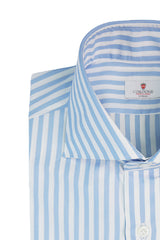 Striped Popeline Alumo Shirt Azure