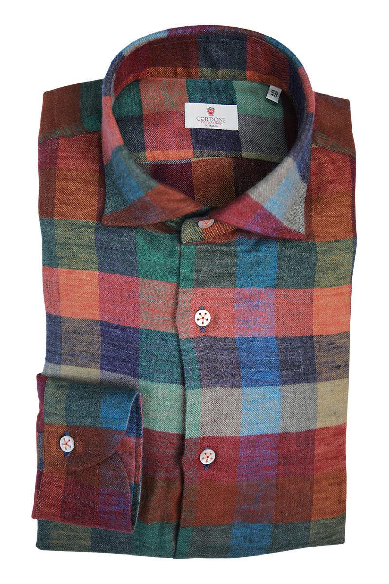 Checkered Flannel Shirt Multicolor