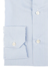 Striped Popeline Shirt Azure