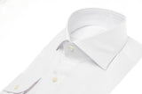 White Stretch Popeline Solid Shirt